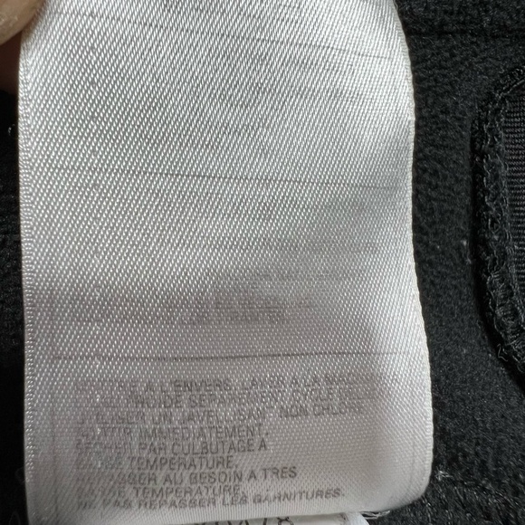 Puma Girls Small Black Pink Sparkle Rhinestone Zip Up Jacket Thumb Holes - Picture 11 of 13